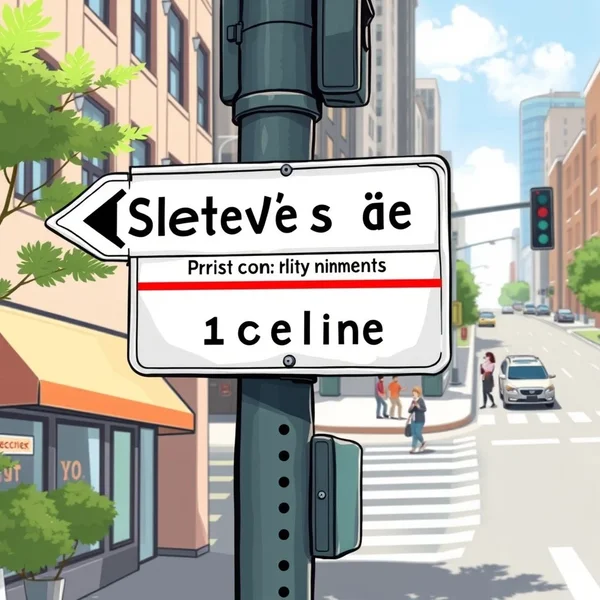 Image of a street sign
