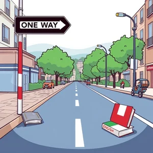 Comprendere la frase nominale a one-way street per la comunicazione quotidiana