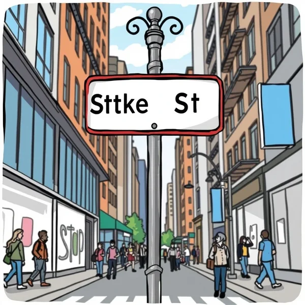 Image of a street sign