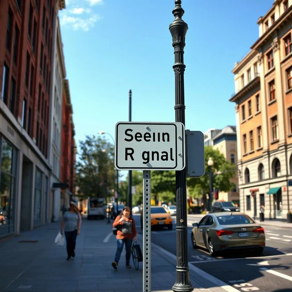 Image of a street sign