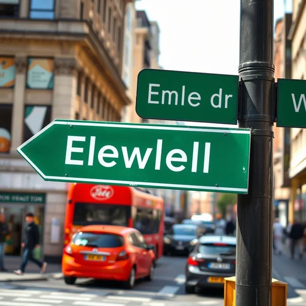 Image of a street sign