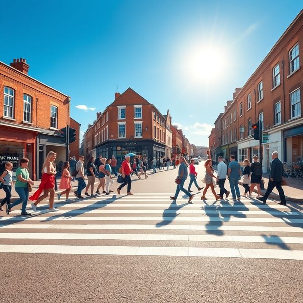 Image of a pedestrian crossing