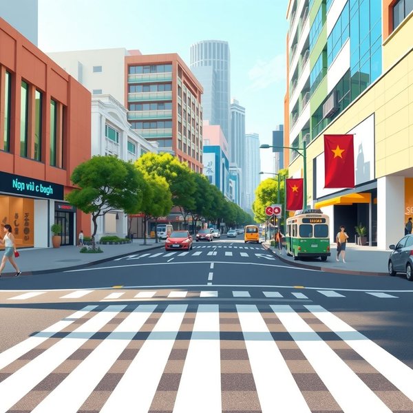 Image of a pedestrian crossing