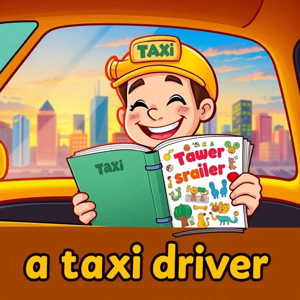 Bir cümlede a taxi driver isim tamlamasının kullanımı