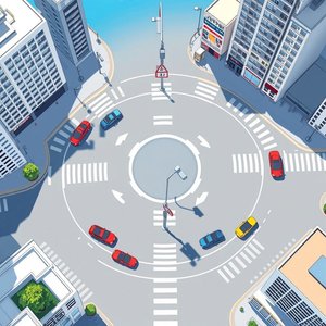 名詞句「a roundabout」の理解と使い方｜基本と文法・例文までまるわかり