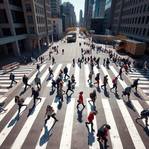 Image of a pedestrian crossing