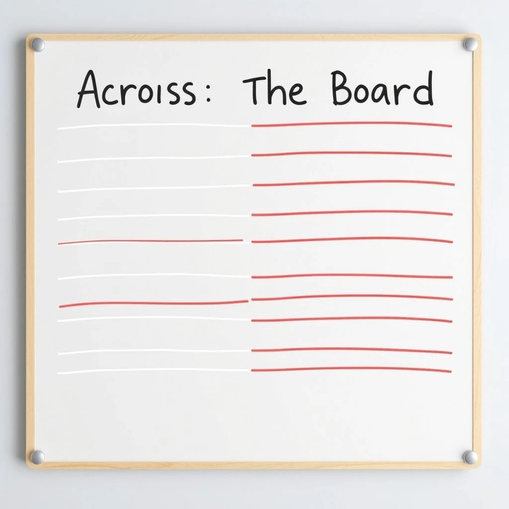 Entendiendo Across The Board Significado y Uso Modismos Expresiones Inglés