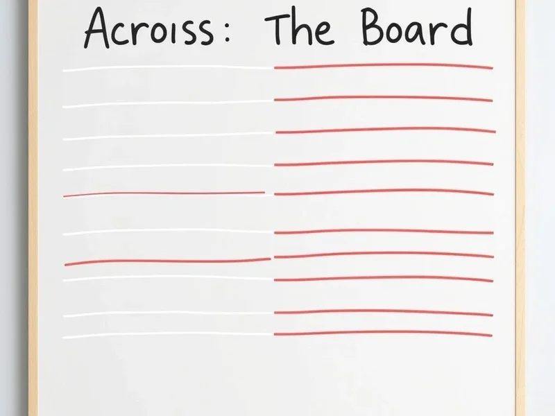 Understanding the idiom Across The Board