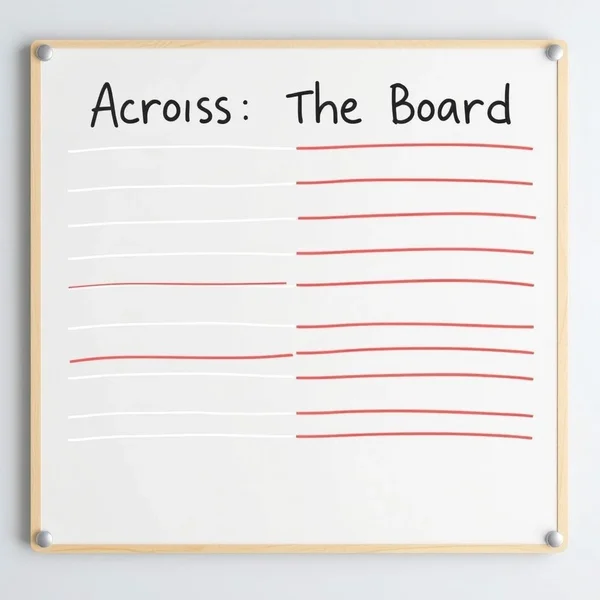 Understanding the idiom Across The Board