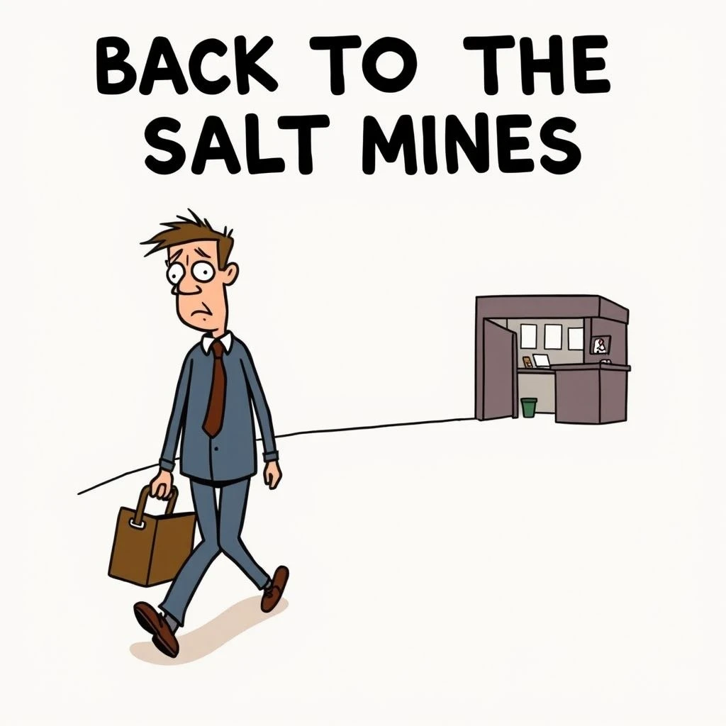 Back To The Salt Mines' Hiểu Ý Nghĩa & Cách Dùng Thành Ngữ Tiếng Anh