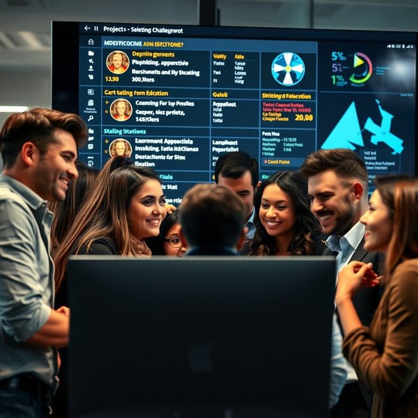 Image representing the idiom "All Hands On Deck" with people working together