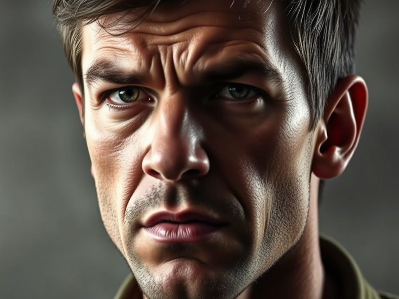 A determined person ready to Bite The Bullet, symbolizing facing a challenge