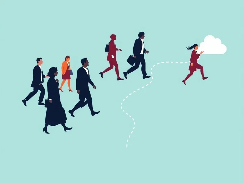 Imagen que muestra a profesionales moviéndose, ilustrando el concepto de Brain Drain