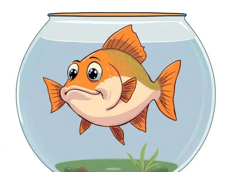 Understanding the idiom Big Fish In A Small Pond: a large fish in a tiny bowl