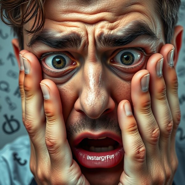 A person looking confused at a complex diagram to illustrate Can't Make Heads Or Tails Of It