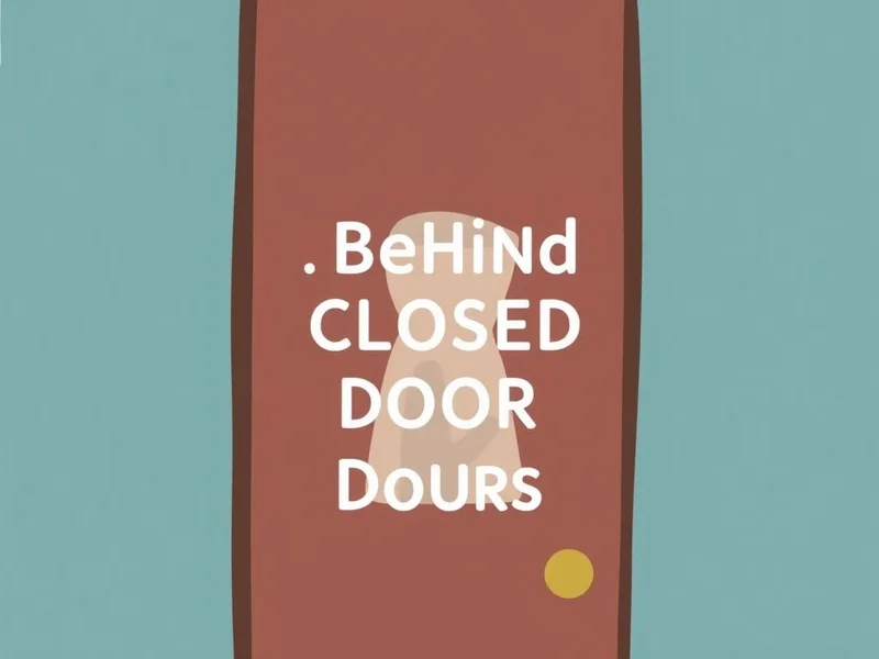 Understanding the idiom Behind Closed Doors