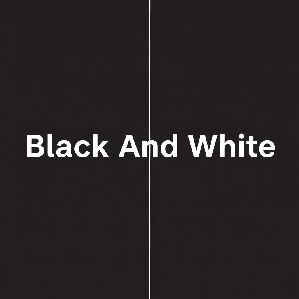 Entendiendo Black And White Claridad de Significado Modismos Ingleses