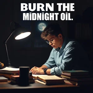 Hiểu "Burn The Midnight Oil": Thành Ngữ & Biểu Đạt Tiếng Anh Cần Biết