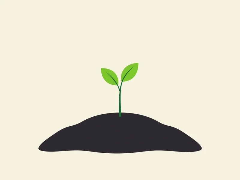 Image of a sprout breaking through soil, symbolizing how to Break New Ground