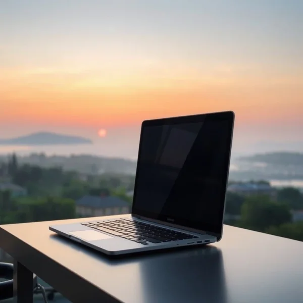 Image showing a person leaving an office or a sunset over a workplace, with text 'Call It A Day'