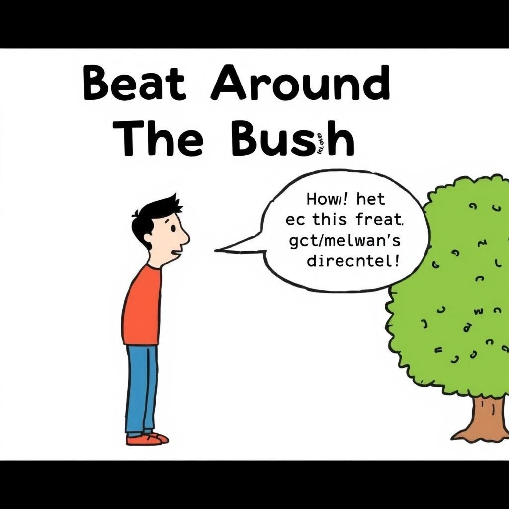 Pare de Beat Around The Bush Entenda Este Idioma Comum do Inglês