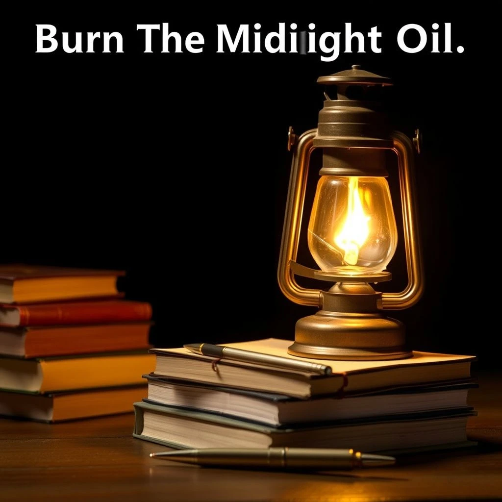 Understanding "Burn The Midnight Oil": English Idioms and Expressions