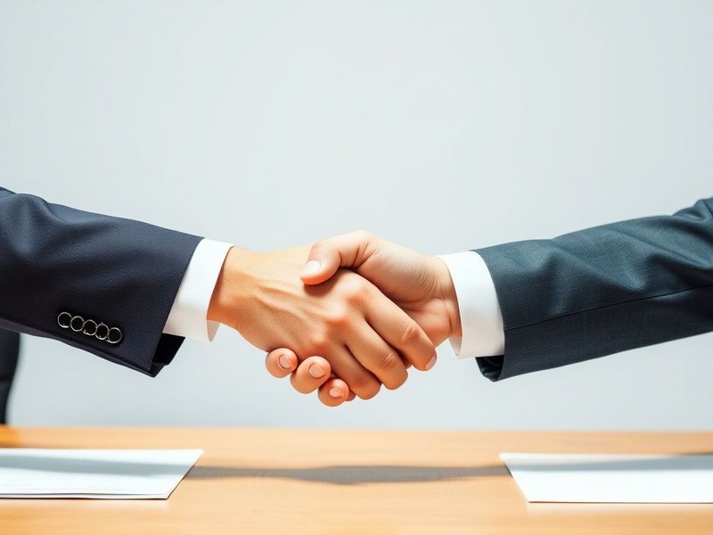 Image showing professionals shaking hands to Close The Deal