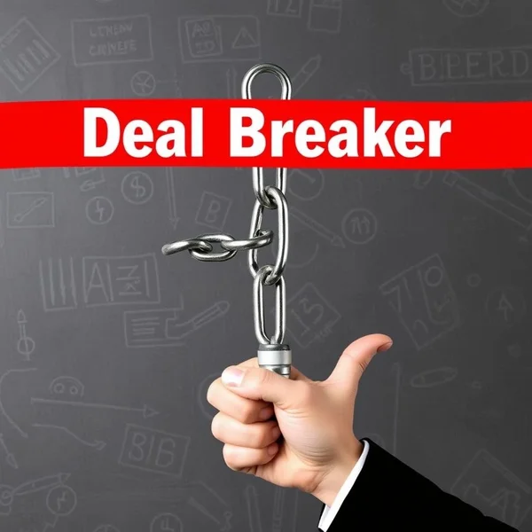 Image of a broken chain representing a "Deal Breaker"