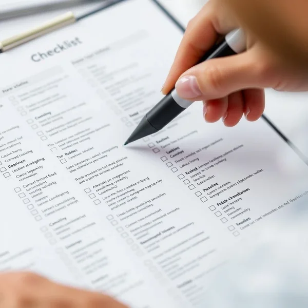 Image showing a checklist or someone planning meticulously, titled: Mastering the Art to Cover All The Bases