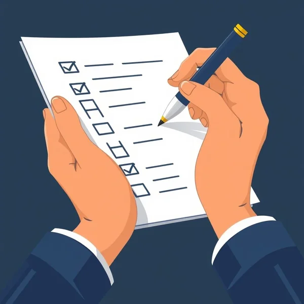 Image showing a checklist or someone planning meticulously, titled: Mastering the Art to Cover All The Bases