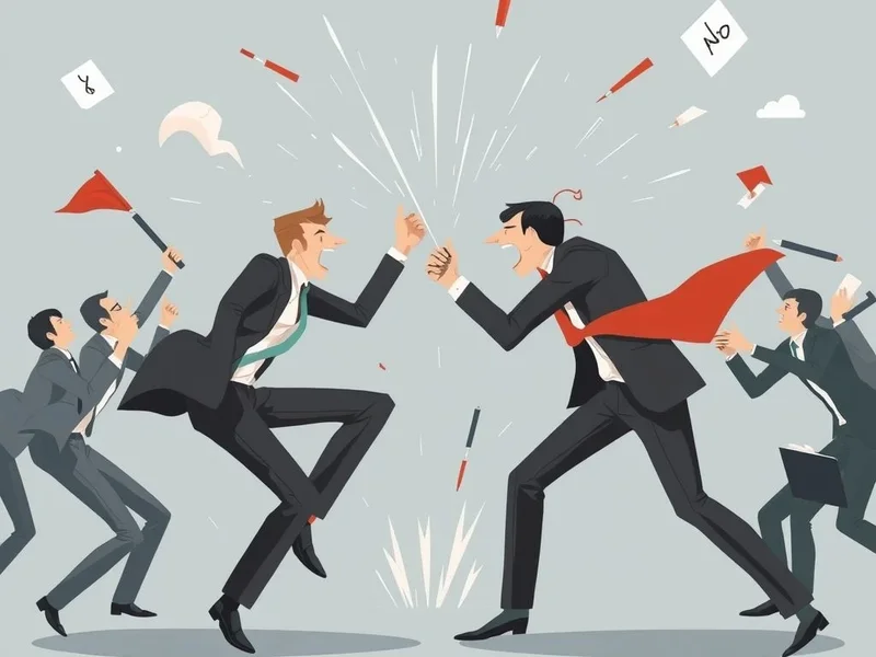 Illustration of Cut-Throat Competition in a business setting