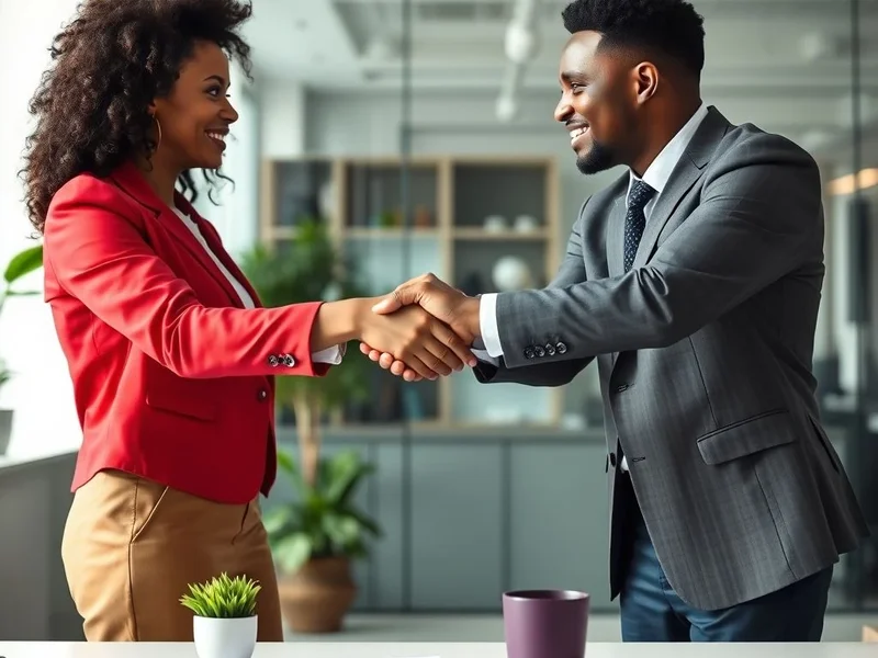 Image showing professionals shaking hands to Close The Deal