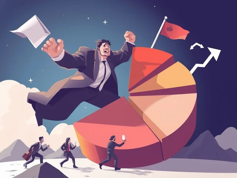 A visual representation of how a company can Corner The Market in a specific industry