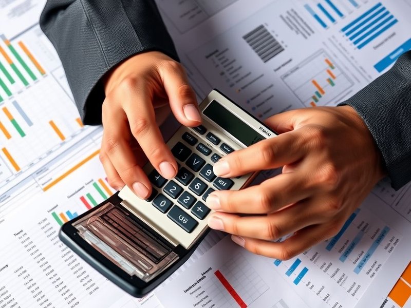 A calculator and spreadsheets illustrating the concept of how to Crunch The Numbers