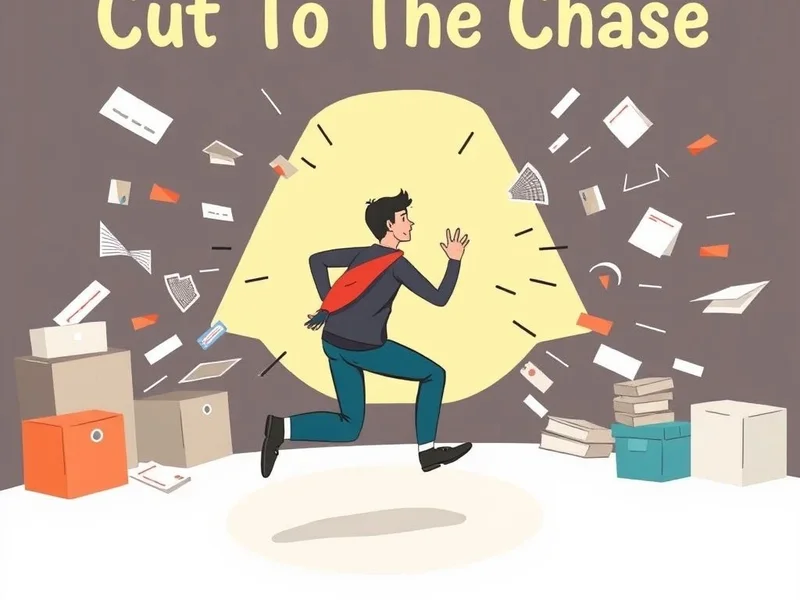 Aprenda a usar Cut To The Chase para Conversas em Inglês Mais Claras