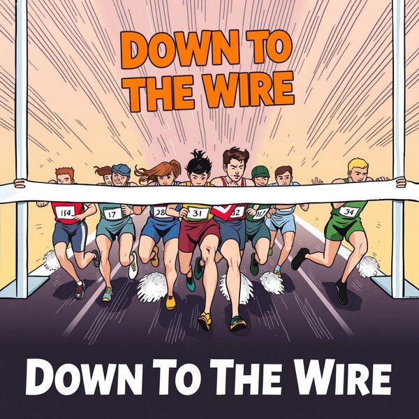 Understanding the idiom Down To The Wire in English