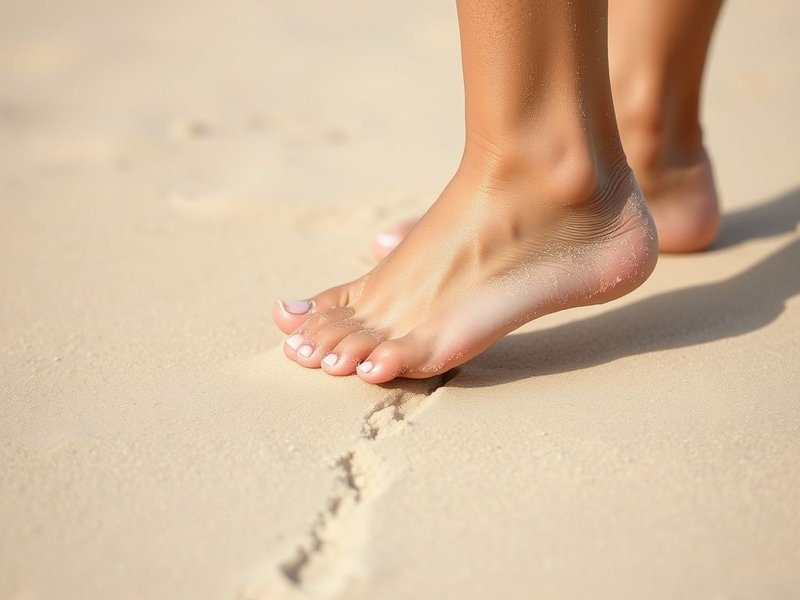 Woman drawing a line in the sand to illustrate how to Draw The Line idiomatically