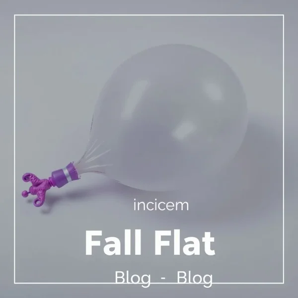 Image of a deflated balloon with the text "Understanding the Idiom Fall Flat"