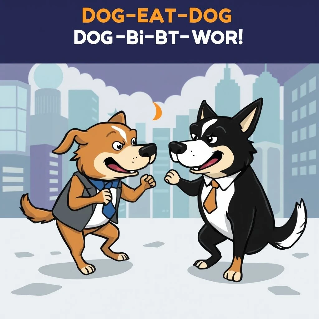 Cómo Entender el Modismo Dog-Eat-Dog World en Inglés