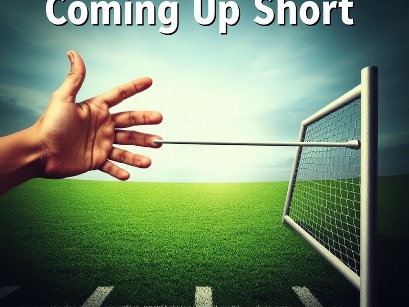 Entendiendo el modismo Come Up Short