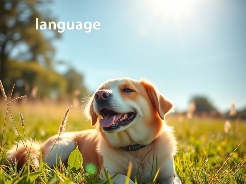 A happy dog basking in sunshine, illustrating the idiom "Every Dog Has Its Day"