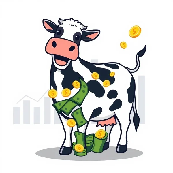 Image explaining the idiom Cash Cow