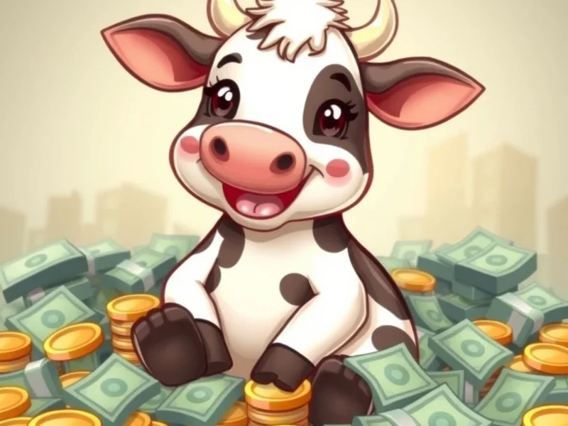 Image explaining the idiom Cash Cow