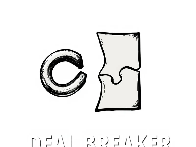 Image of a broken chain representing a "Deal Breaker"