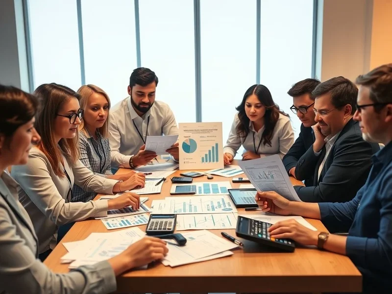 A calculator and spreadsheets illustrating the concept of how to Crunch The Numbers