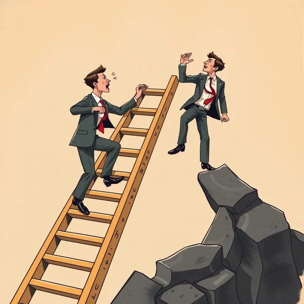 Illustration of Cut-Throat Competition in a business setting