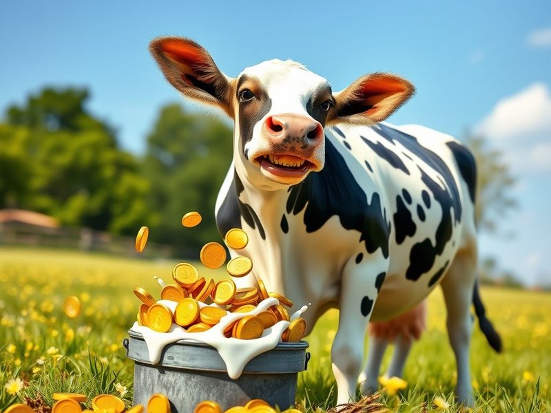 Image explaining the idiom Cash Cow