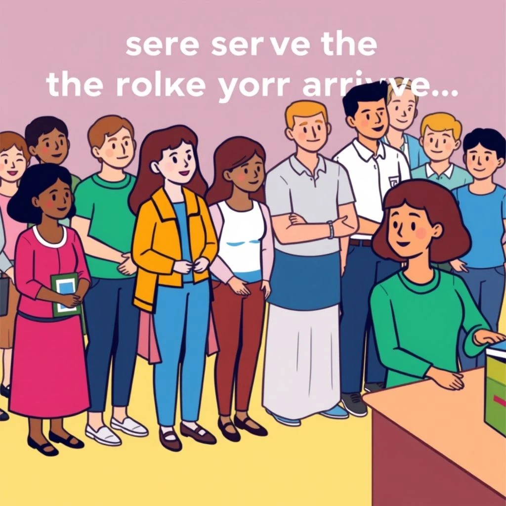 Domine 'First Come, First Served' Idioma Inglês Essencial
