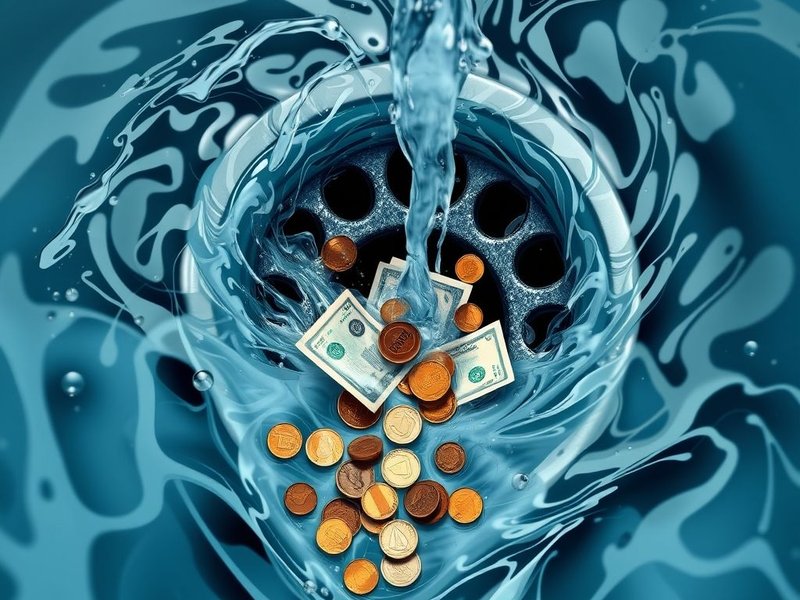 Understanding the idiom Go Down The Drain