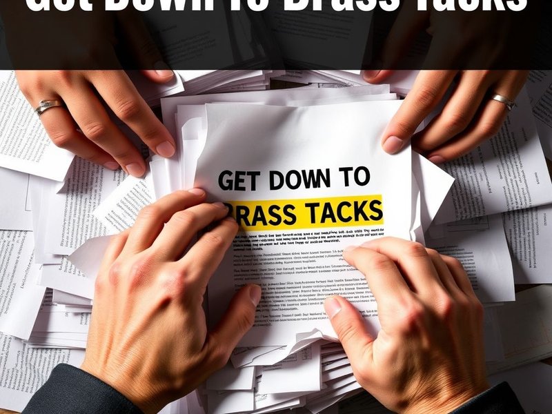 Learn to Get Down To Brass Tacks: Idiom Meaning and Usage